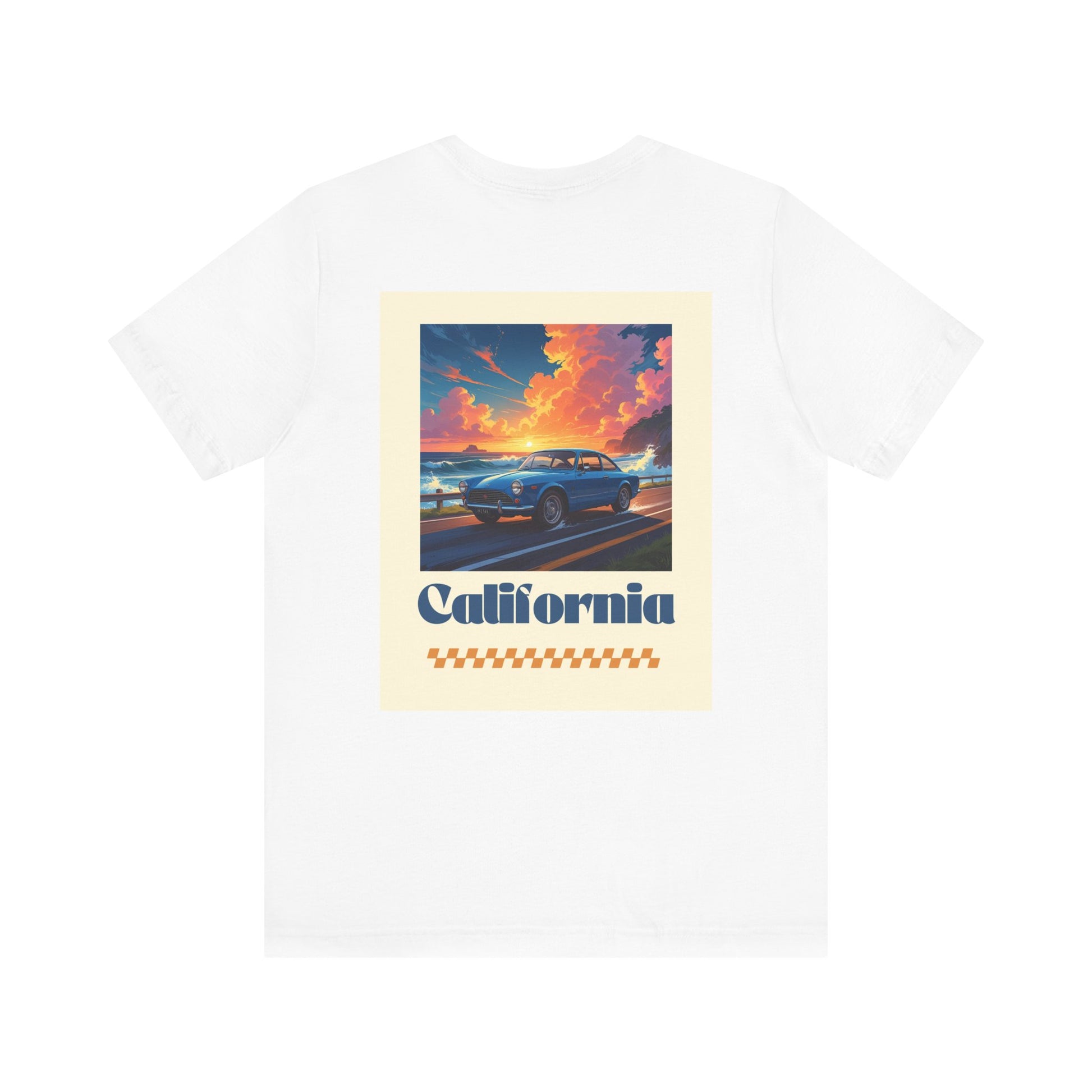 California Dreamin' Vintage Car Tee - Perfect for Road Trips, Summer Fun, Car Lovers, Beach Days, and Gift Giving