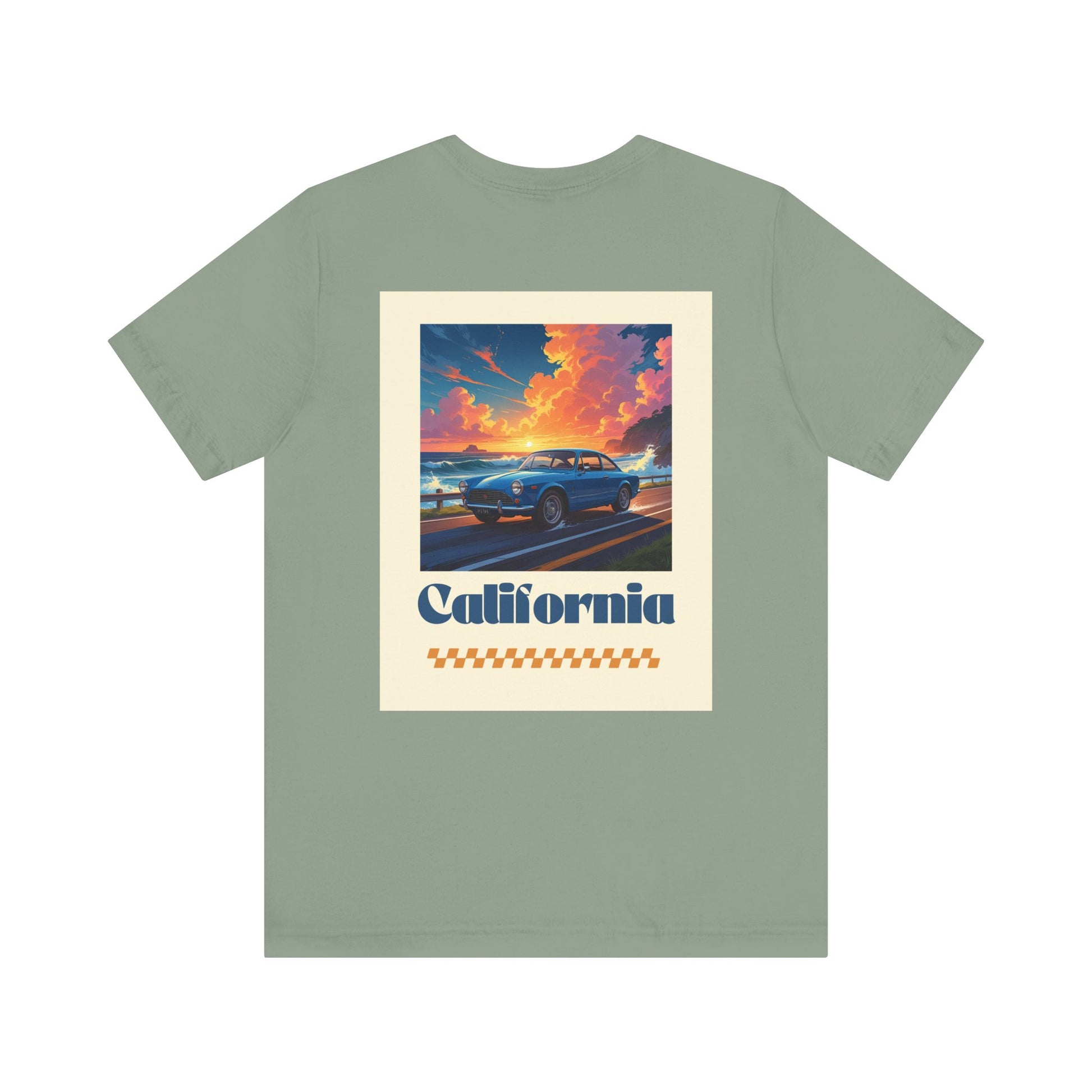 California Dreamin' Vintage Car Tee - Perfect for Road Trips, Summer Fun, Car Lovers, Beach Days, and Gift Giving