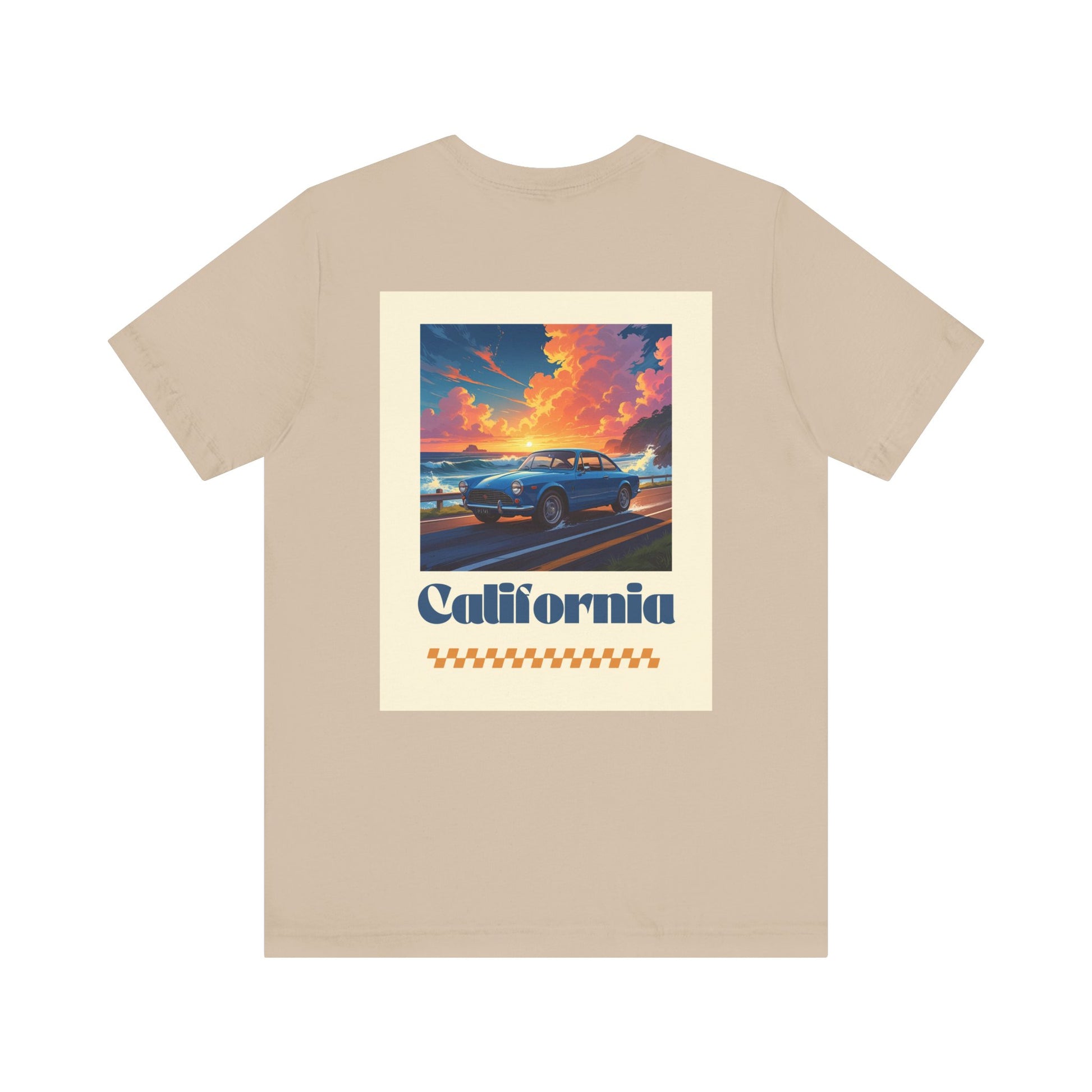 California Dreamin' Vintage Car Tee - Perfect for Road Trips, Summer Fun, Car Lovers, Beach Days, and Gift Giving