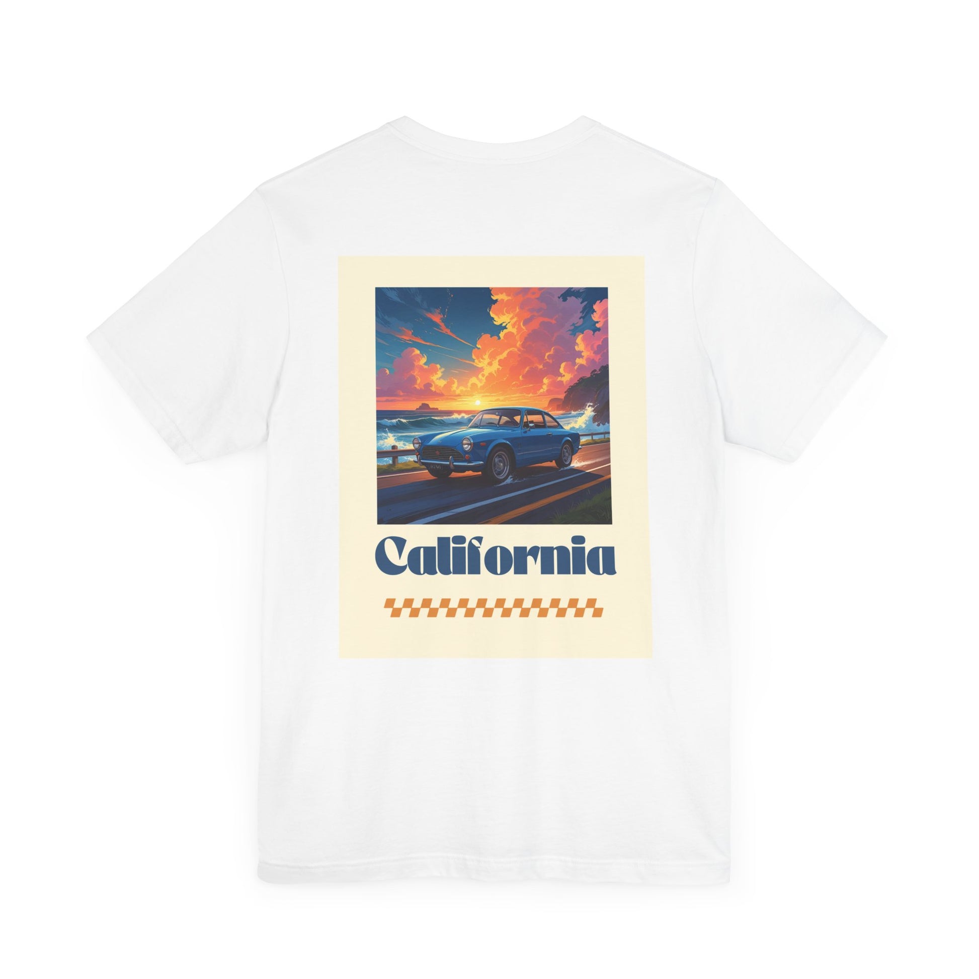 California Dreamin' Vintage Car Tee - Perfect for Road Trips, Summer Fun, Car Lovers, Beach Days, and Gift Giving