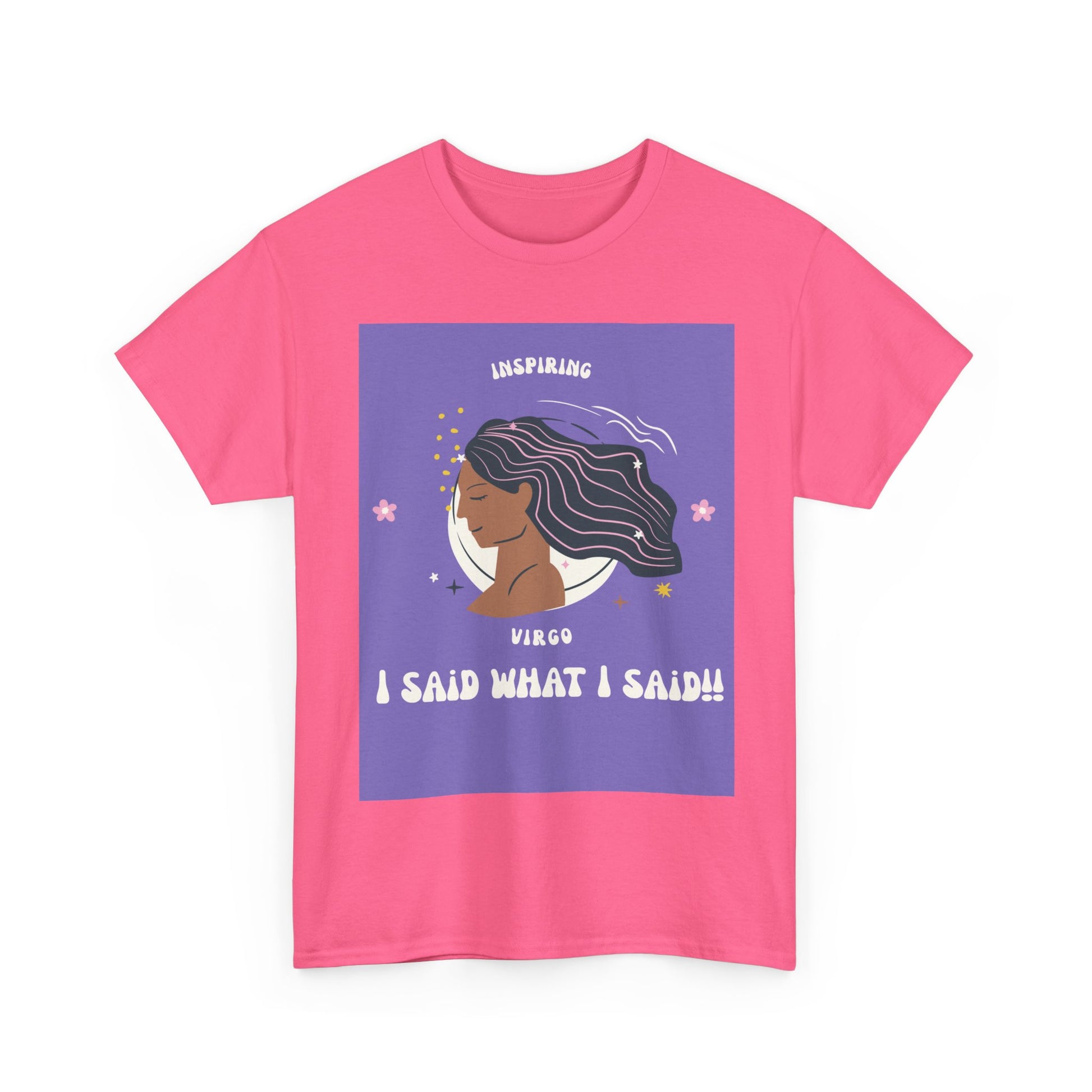 Inspiring Virgo Tee - Unisex Heavy Cotton Shirt, Astrology Gift, Humor Shirt, Zodiac Apparel, Unique Virgo Merchandise