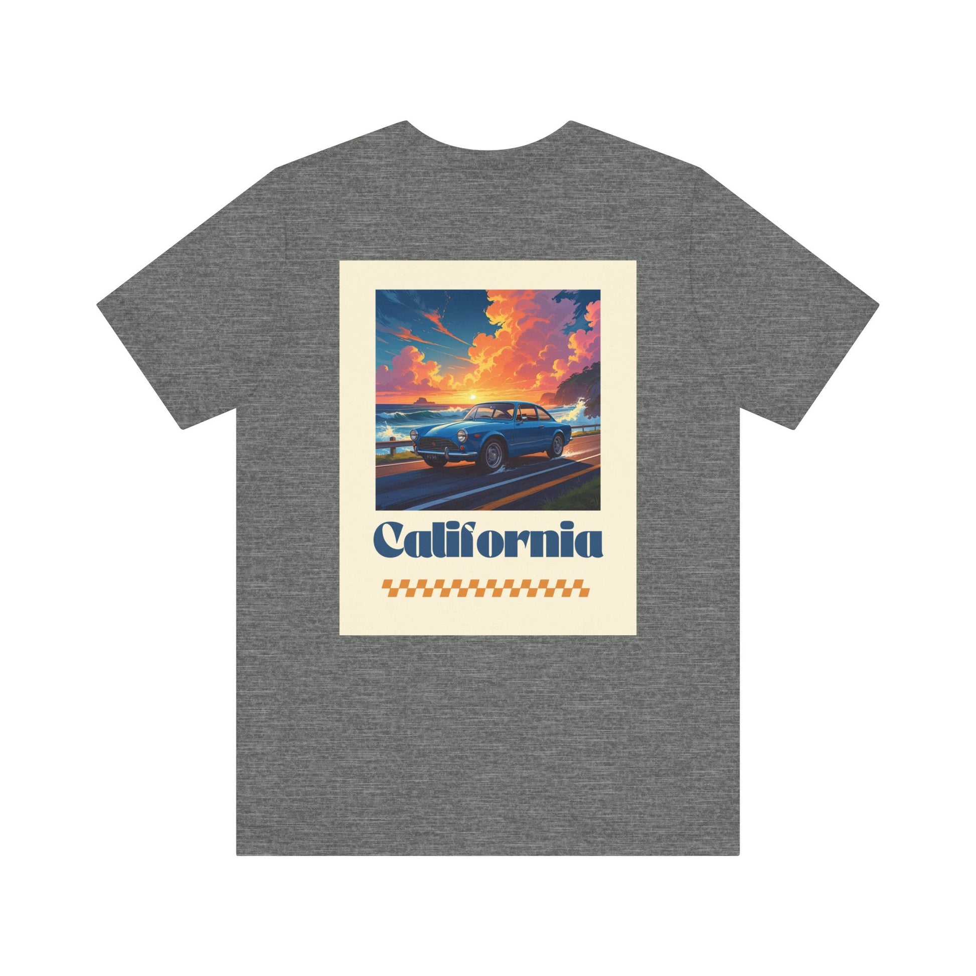 California Dreamin' Vintage Car Tee - Perfect for Road Trips, Summer Fun, Car Lovers, Beach Days, and Gift Giving