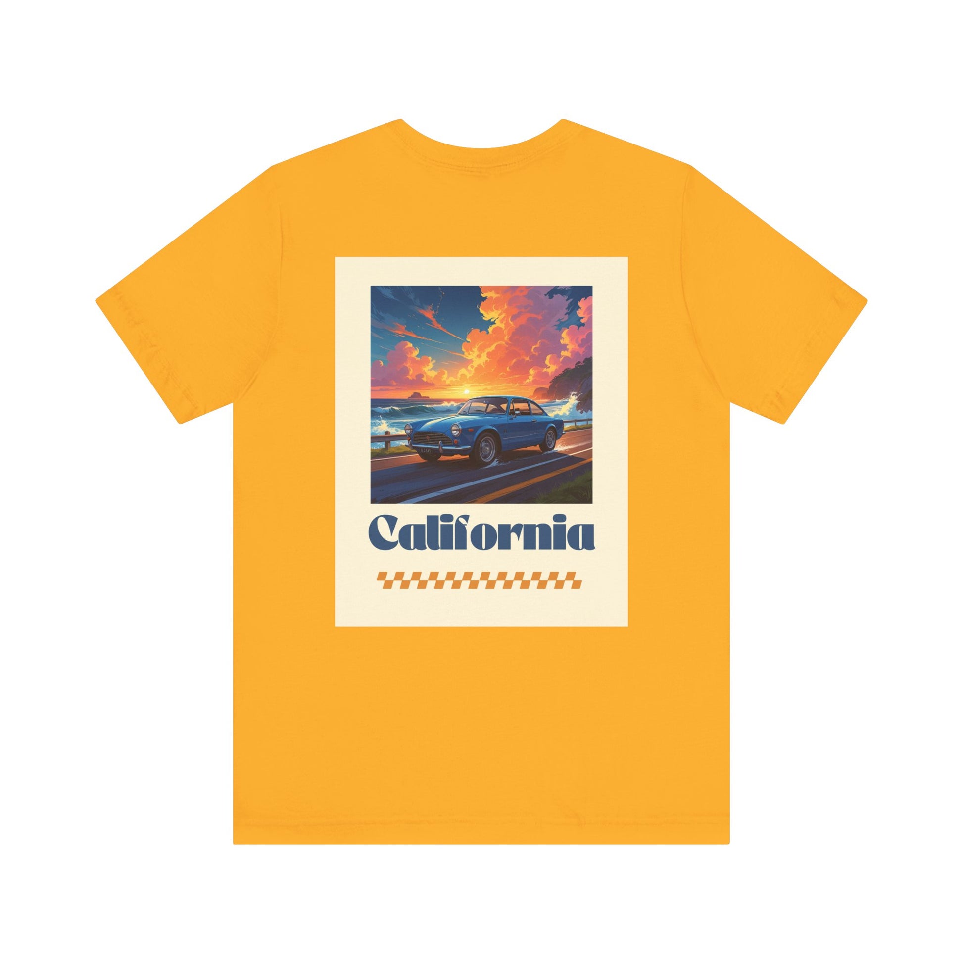 California Dreamin' Vintage Car Tee - Perfect for Road Trips, Summer Fun, Car Lovers, Beach Days, and Gift Giving