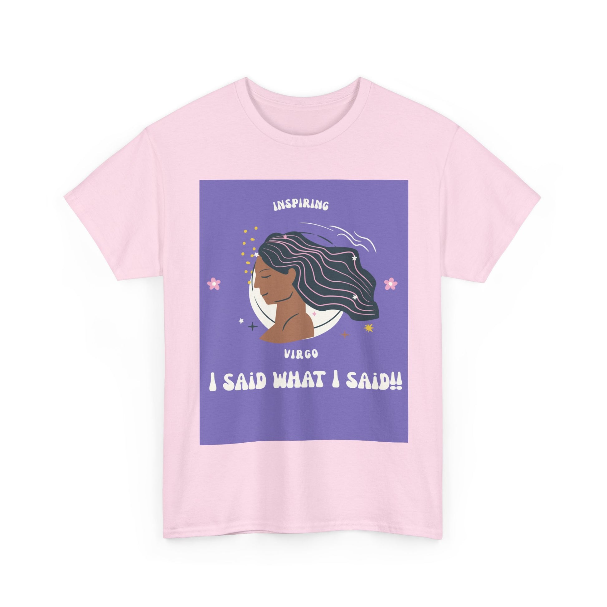 Inspiring Virgo Tee - Unisex Heavy Cotton Shirt, Astrology Gift, Humor Shirt, Zodiac Apparel, Unique Virgo Merchandise