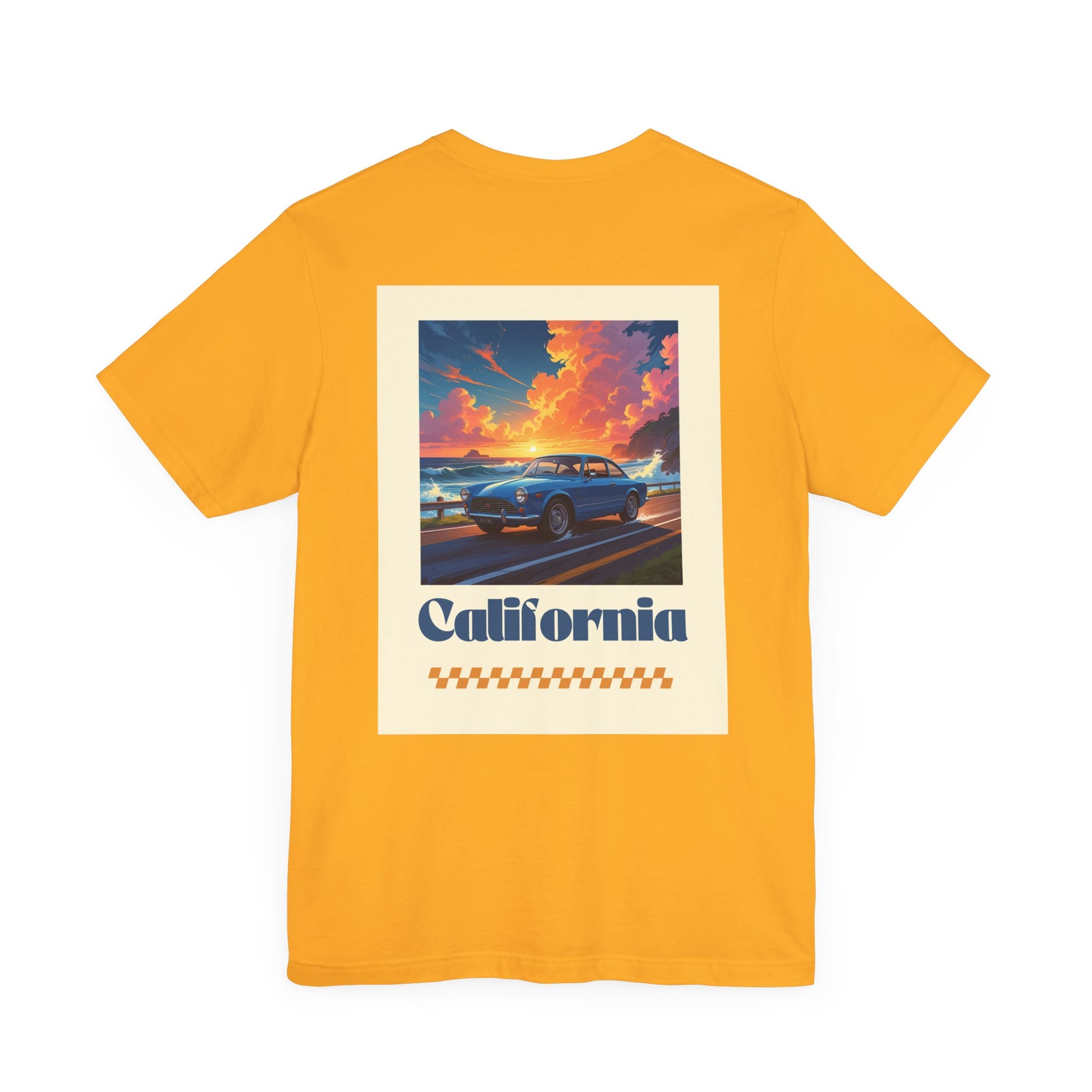California Dreamin' Vintage Car Tee - Perfect for Road Trips, Summer Fun, Car Lovers, Beach Days, and Gift Giving