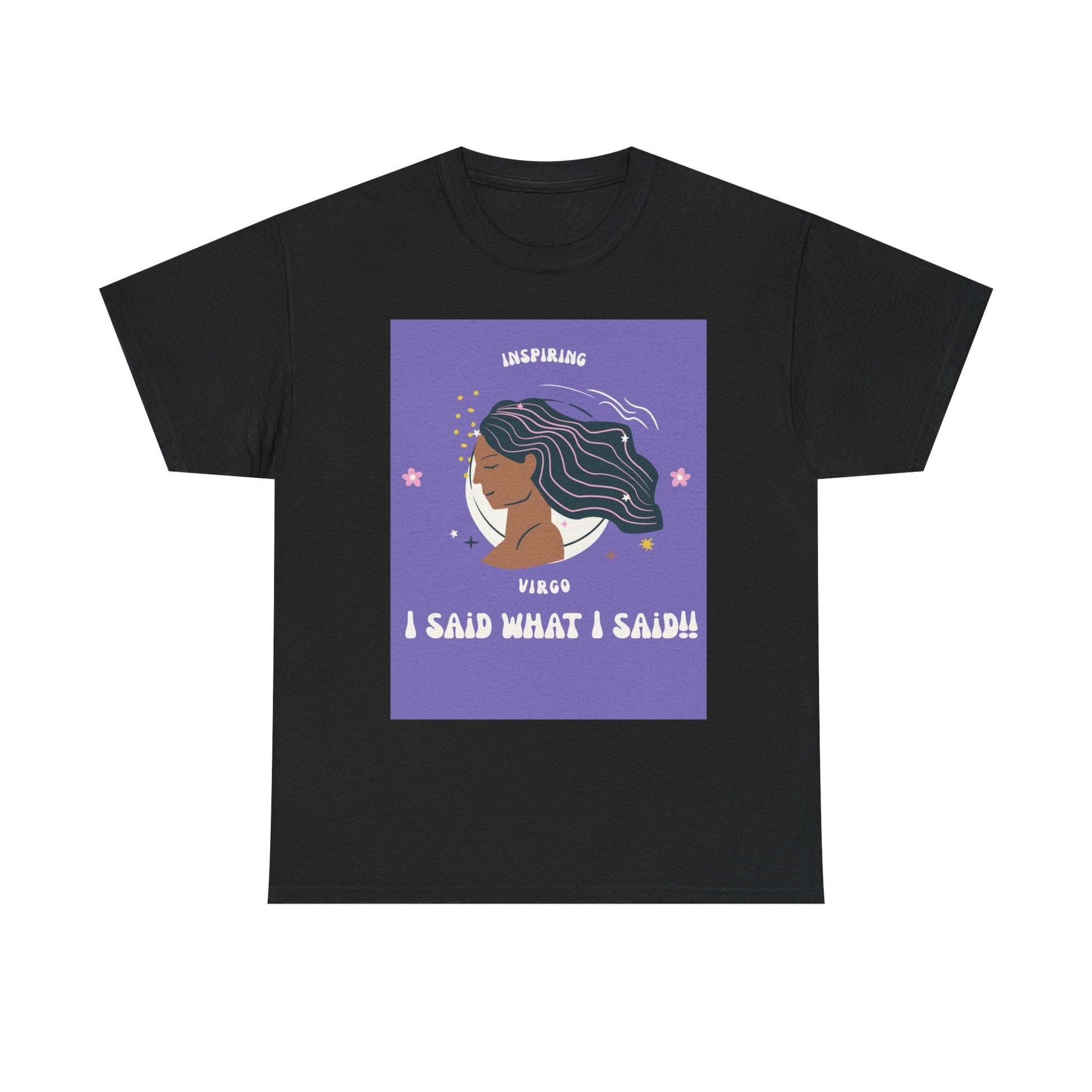 Inspiring Virgo Tee - Unisex Heavy Cotton Shirt, Astrology Gift, Humor Shirt, Zodiac Apparel, Unique Virgo Merchandise