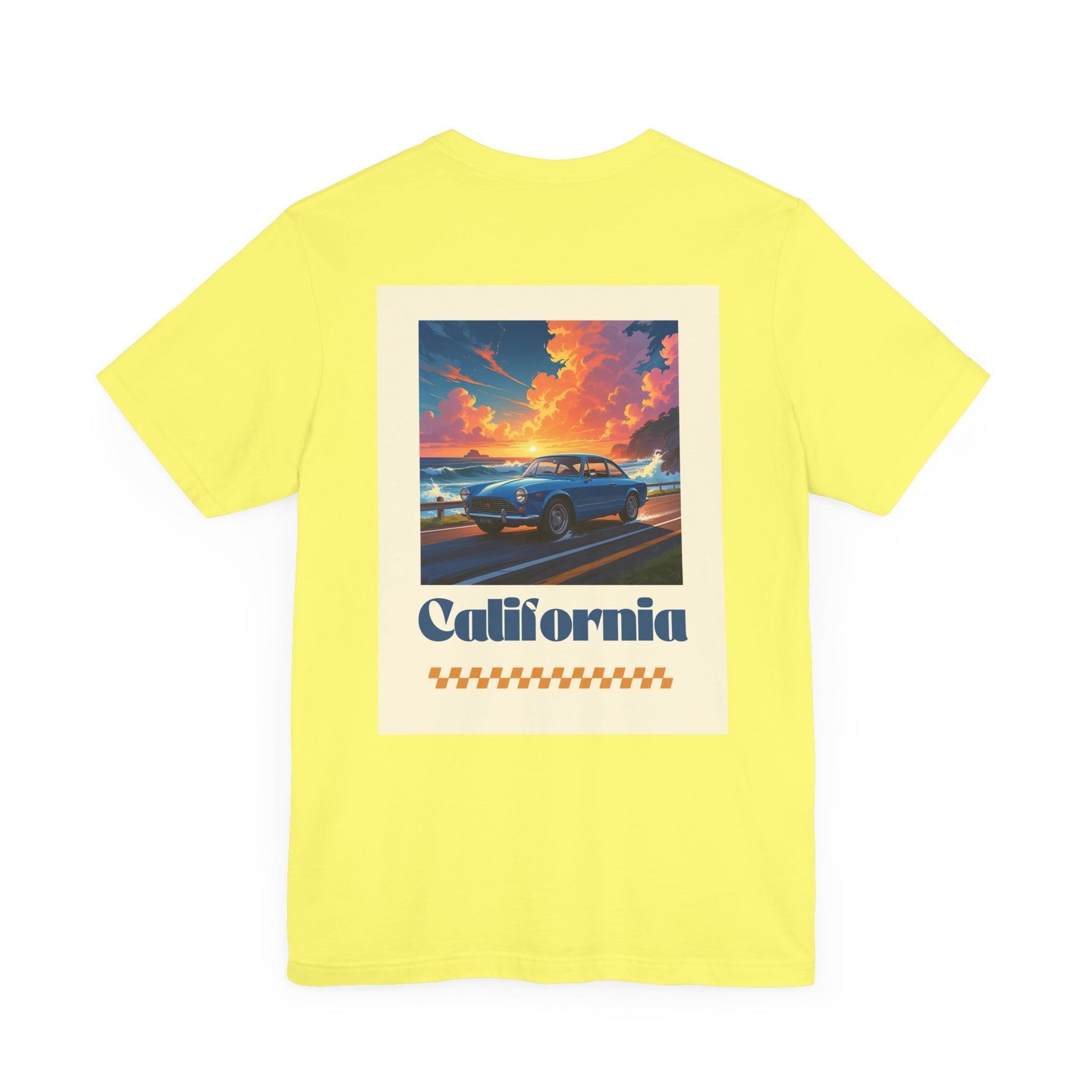 California Dreamin' Vintage Car Tee - Perfect for Road Trips, Summer Fun, Car Lovers, Beach Days, and Gift Giving