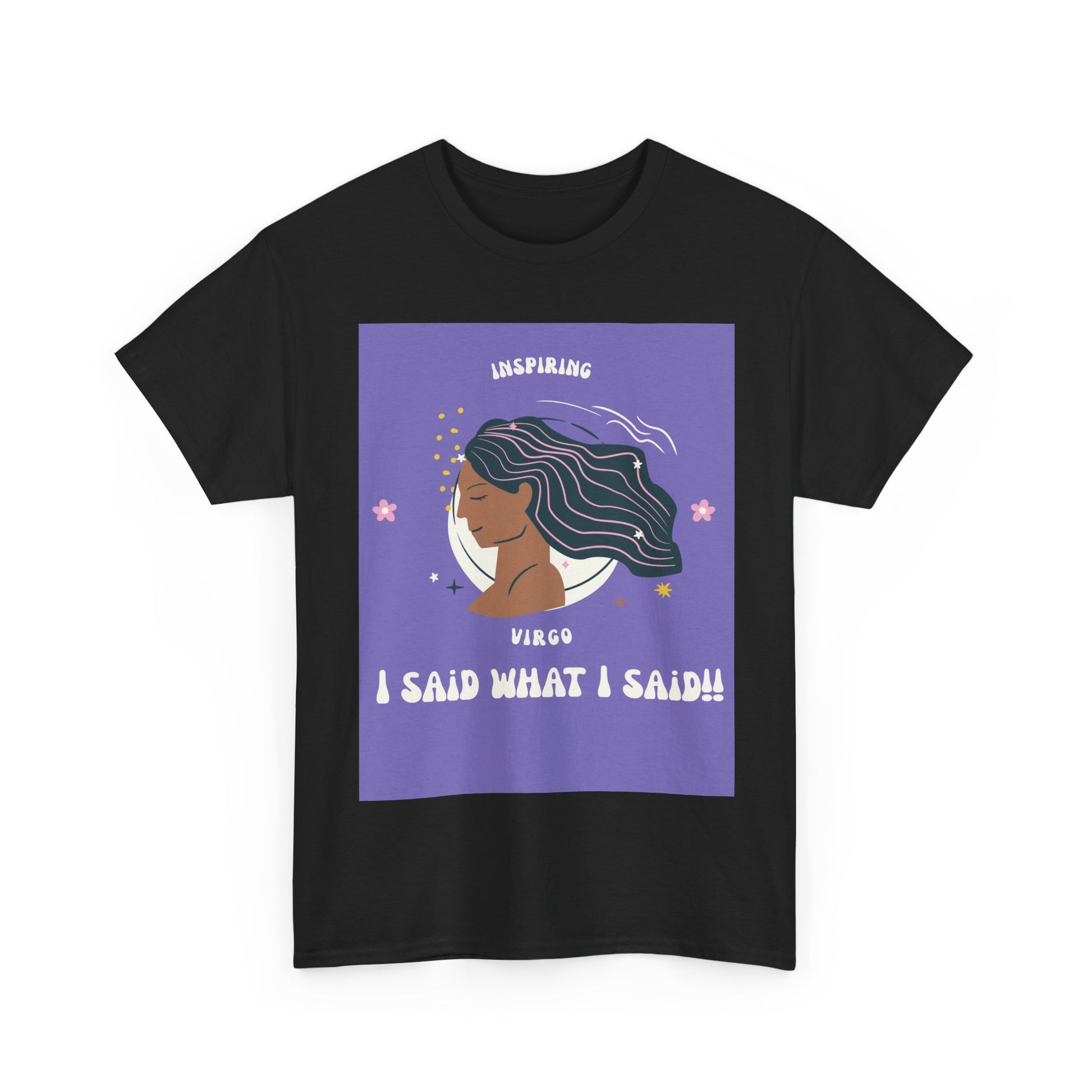 Inspiring Virgo Tee - Unisex Heavy Cotton Shirt, Astrology Gift, Humor Shirt, Zodiac Apparel, Unique Virgo Merchandise