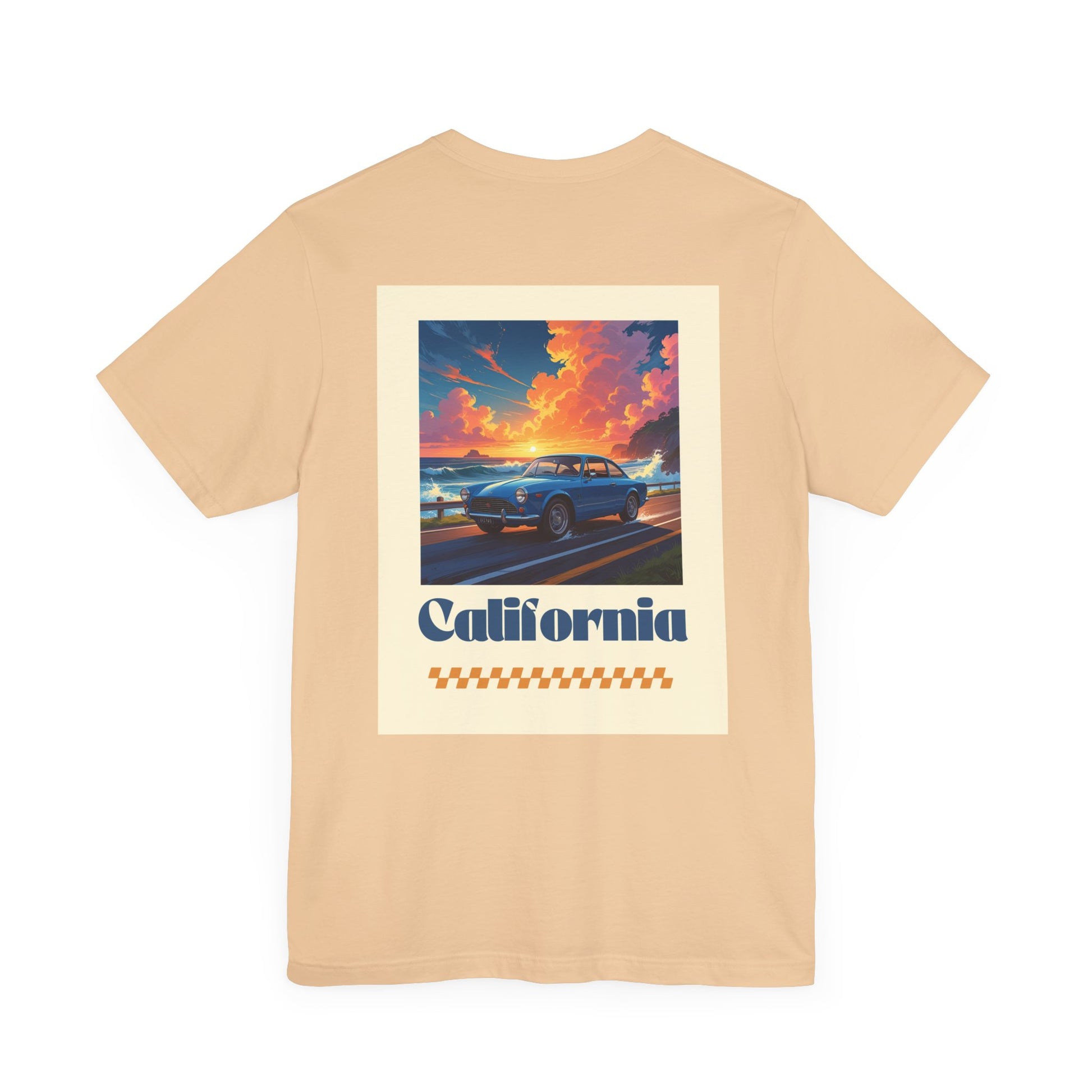 California Dreamin' Vintage Car Tee - Perfect for Road Trips, Summer Fun, Car Lovers, Beach Days, and Gift Giving