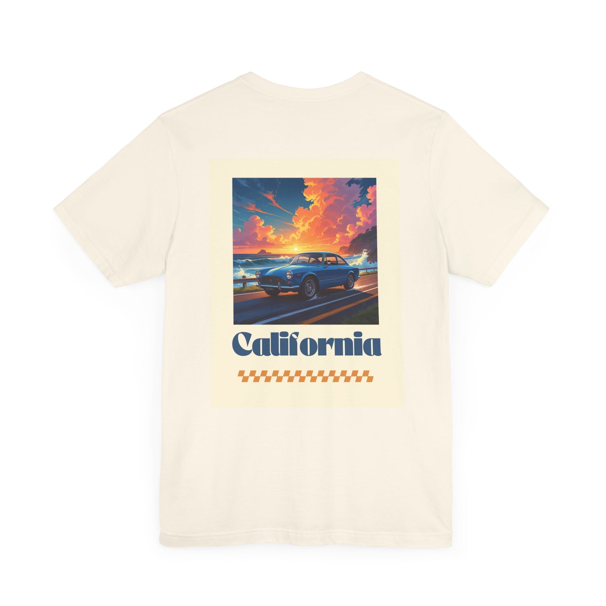 California Dreamin' Vintage Car Tee - Perfect for Road Trips, Summer Fun, Car Lovers, Beach Days, and Gift Giving