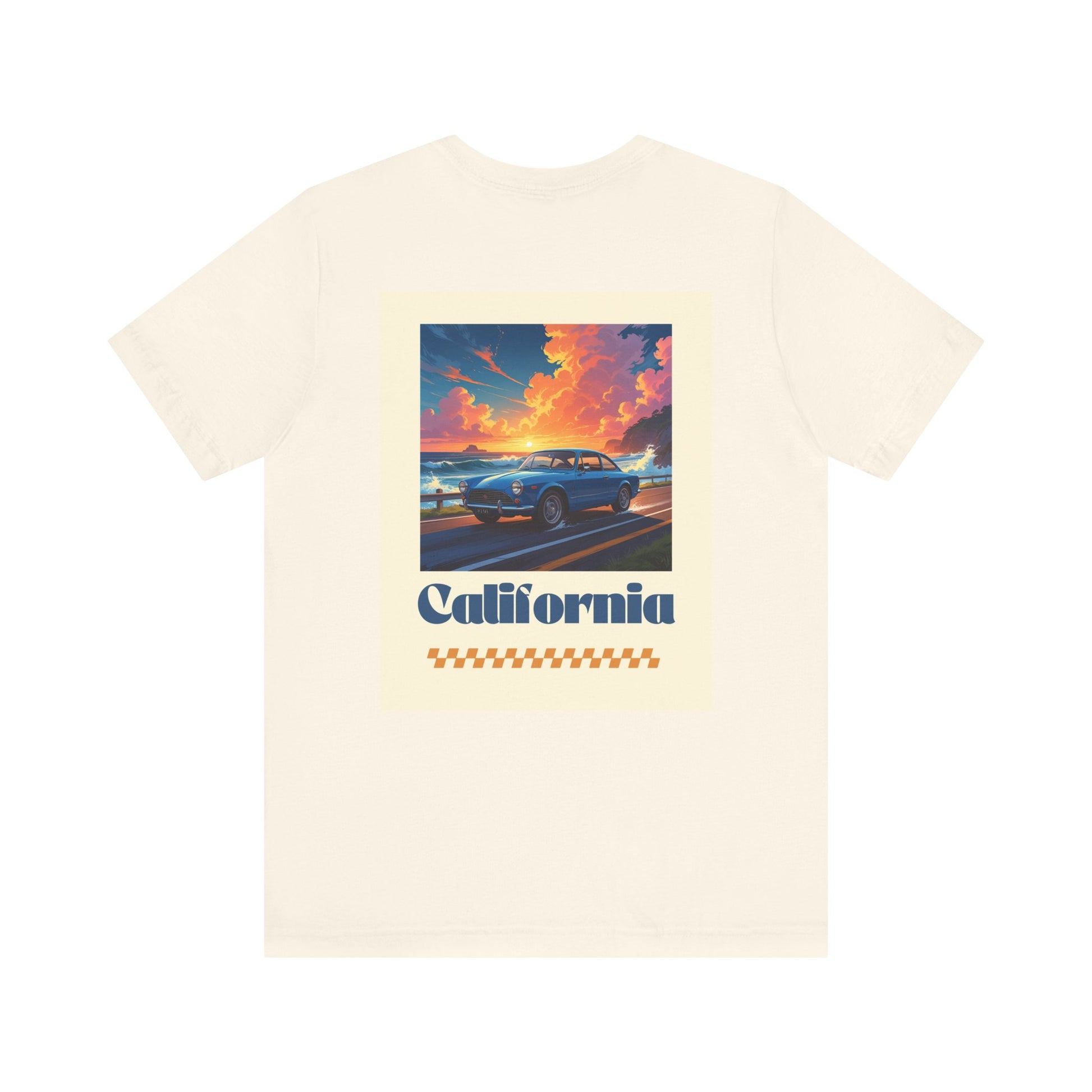 California Dreamin' Vintage Car Tee - Perfect for Road Trips, Summer Fun, Car Lovers, Beach Days, and Gift Giving
