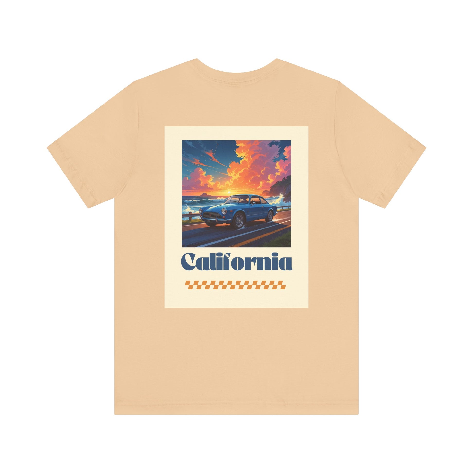 California Dreamin' Vintage Car Tee - Perfect for Road Trips, Summer Fun, Car Lovers, Beach Days, and Gift Giving