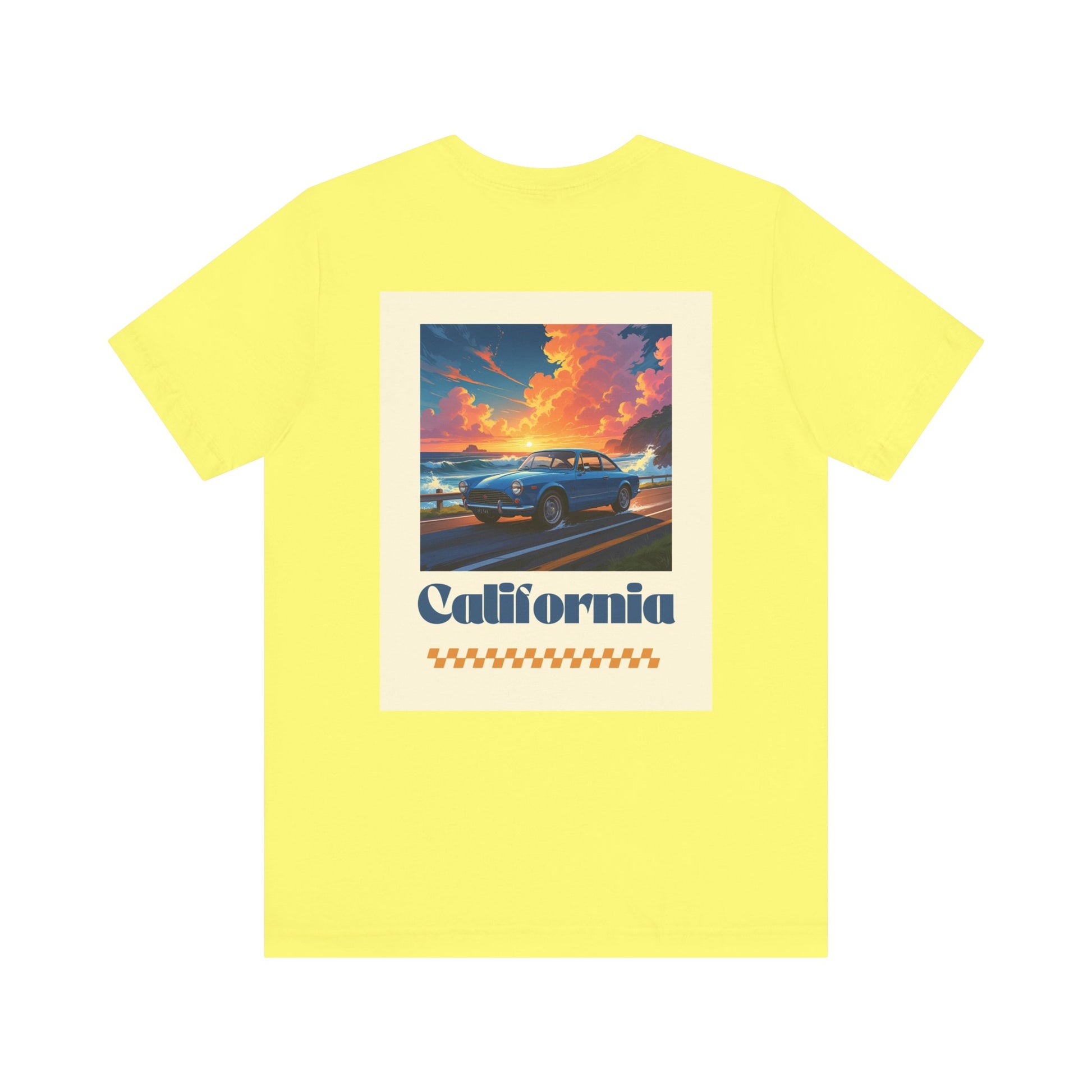 California Dreamin' Vintage Car Tee - Perfect for Road Trips, Summer Fun, Car Lovers, Beach Days, and Gift Giving