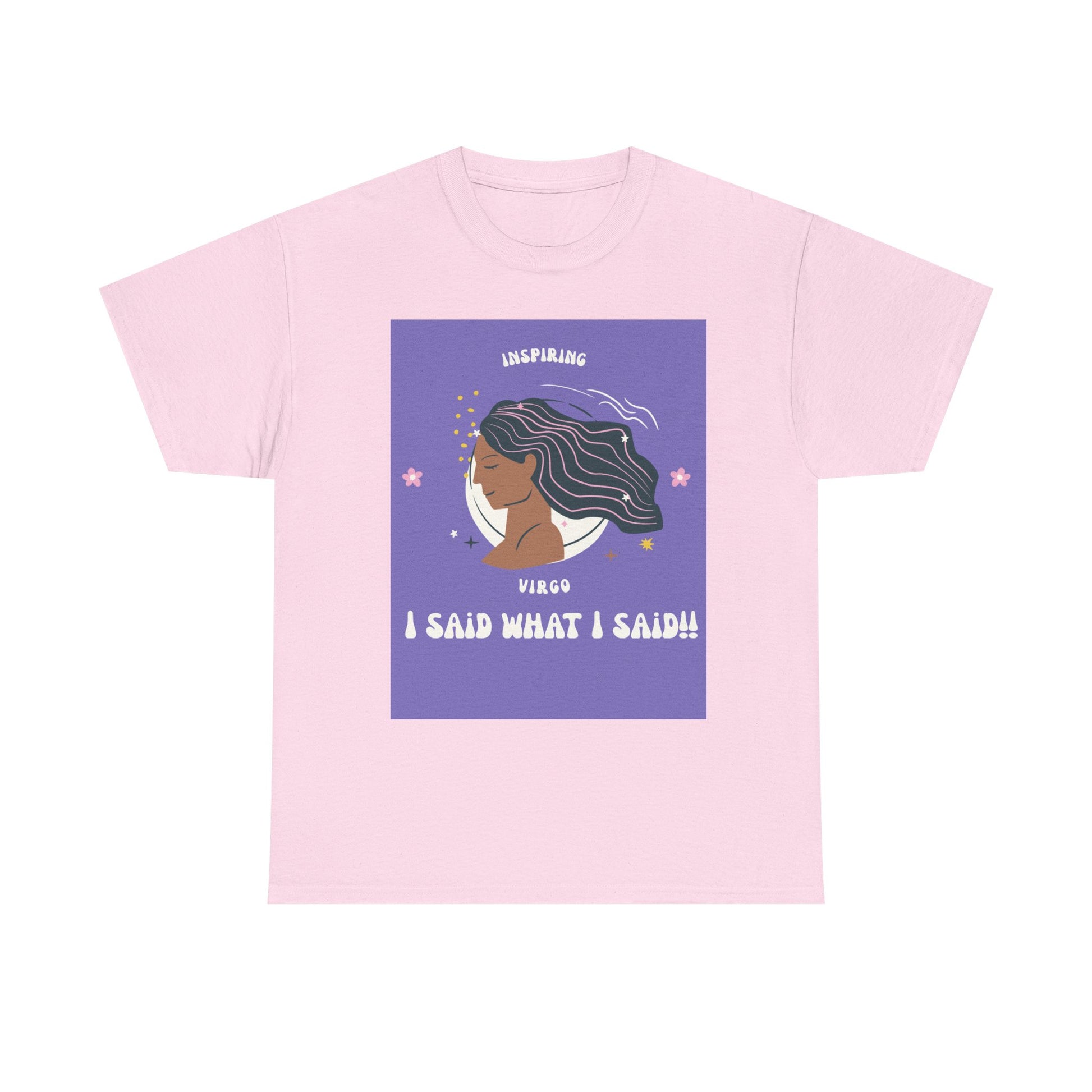 Inspiring Virgo Tee - Unisex Heavy Cotton Shirt, Astrology Gift, Humor Shirt, Zodiac Apparel, Unique Virgo Merchandise