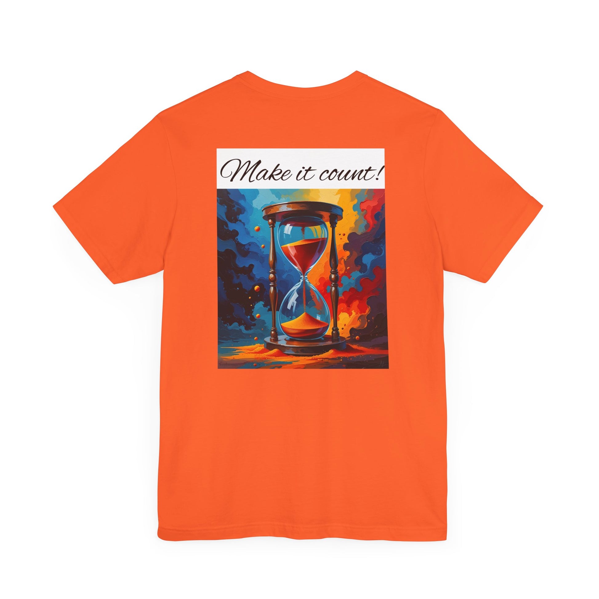 Rainbow Text 'Time is Precious' Unisex Tee, Motivational Shirt, Gift for Friends, Casual Wear, Colorful T-Shirt, Good Vibes Only