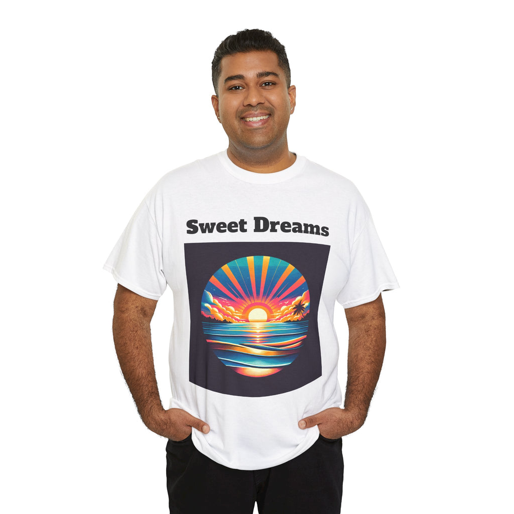 T-Shirt with Inspirational Design, Sweet Dreams Graphic Tee, Unisex Cotton Tee, Relaxed Casual Wear, Perfect Gift for Dreamers