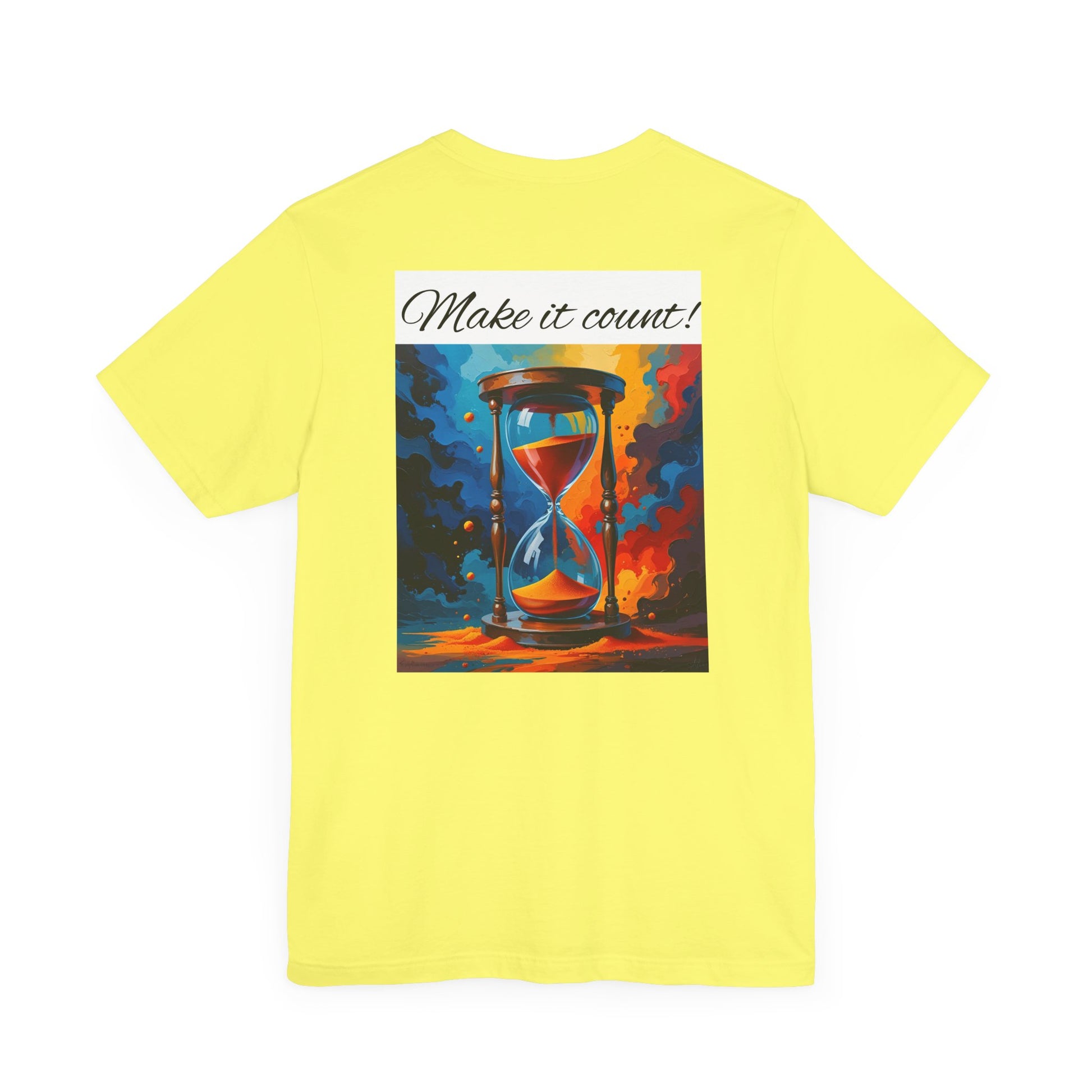 Rainbow Text 'Time is Precious' Unisex Tee, Motivational Shirt, Gift for Friends, Casual Wear, Colorful T-Shirt, Good Vibes Only