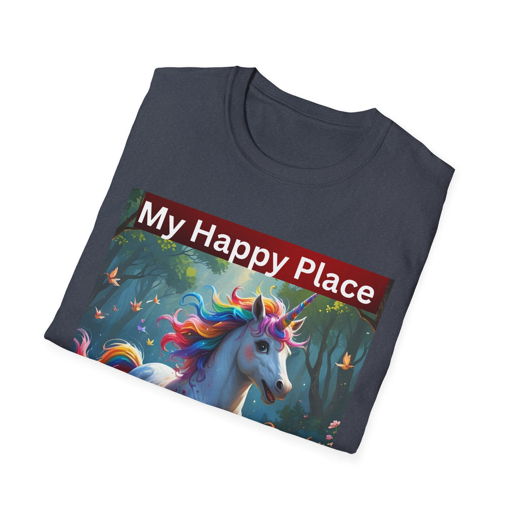 My Happy Place Unicorn T-Shirt, Cute Gift for Unicorn Lovers, Cozy Apparel for Kids & Adults, Perfect for Birthdays & Celebrations, [...]