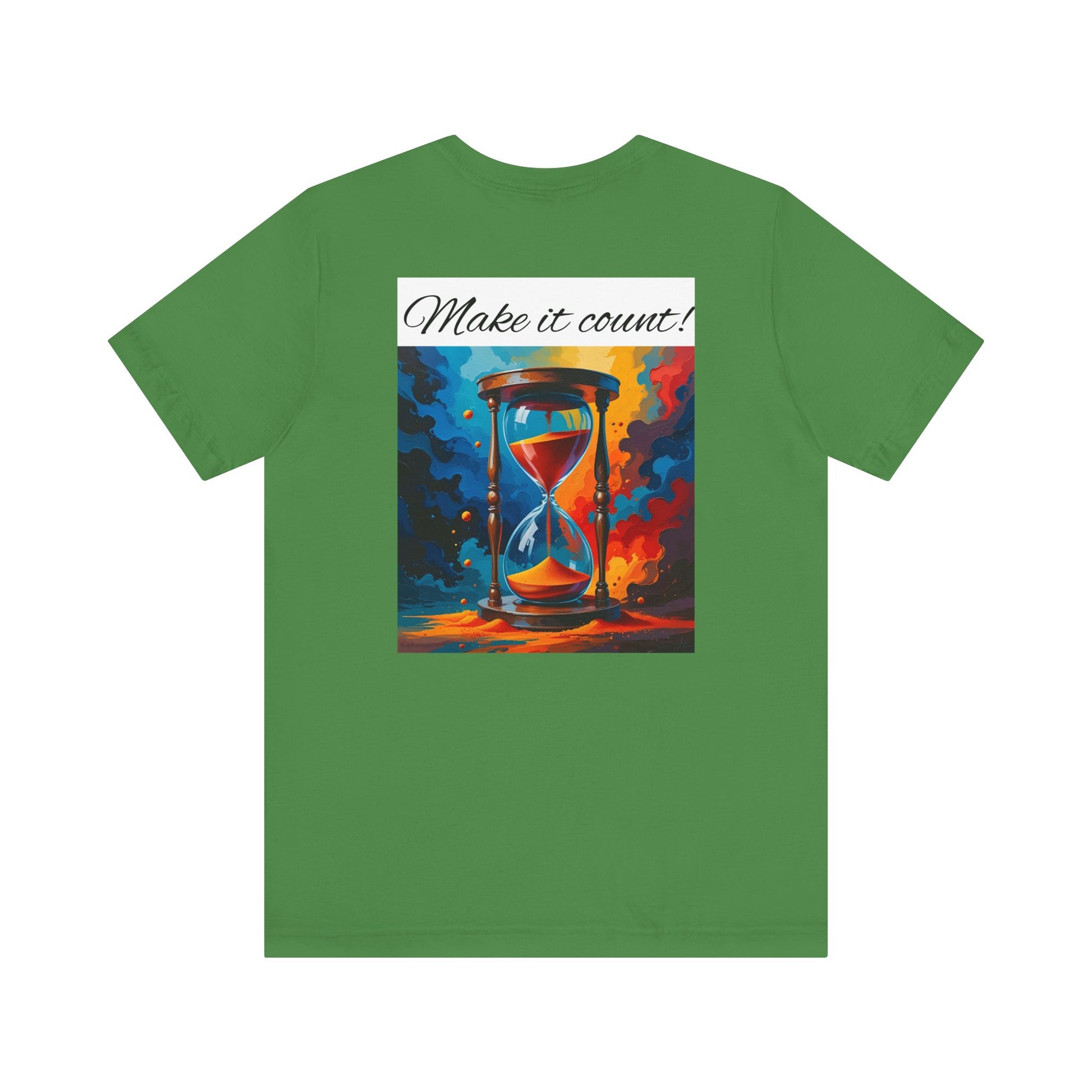 Rainbow Text 'Time is Precious' Unisex Tee, Motivational Shirt, Gift for Friends, Casual Wear, Colorful T-Shirt, Good Vibes Only