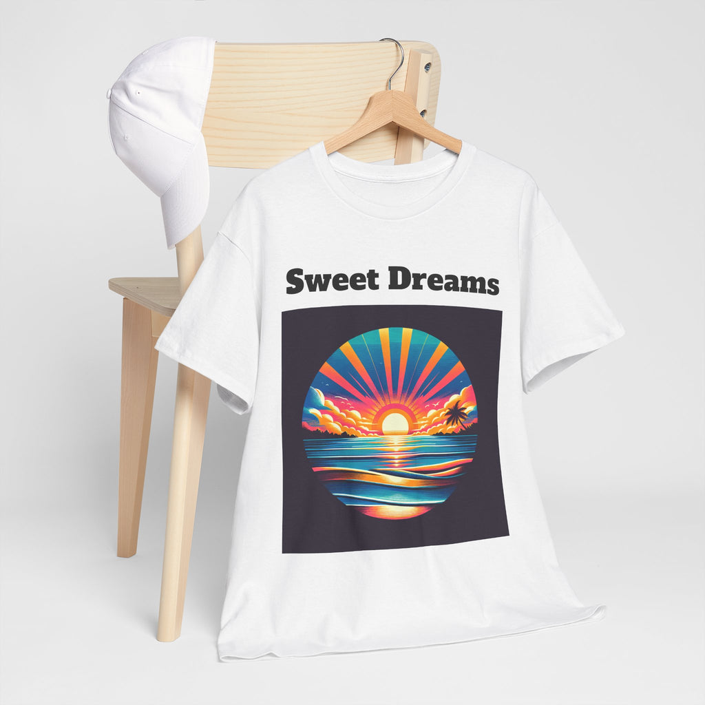 T-Shirt with Inspirational Design, Sweet Dreams Graphic Tee, Unisex Cotton Tee, Relaxed Casual Wear, Perfect Gift for Dreamers