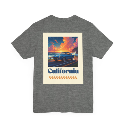 California Dreamin' Vintage Car Tee - Perfect for Road Trips, Summer Fun, Car Lovers, Beach Days, and Gift Giving