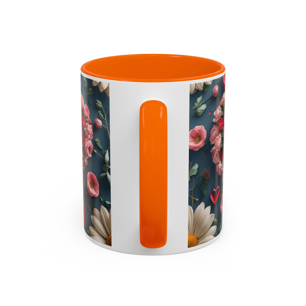 Floral Self-Love Coffee Mug, 11oz 15oz Mug, Gift for Her, Inspirational Drinkware, Self-Care Essentials