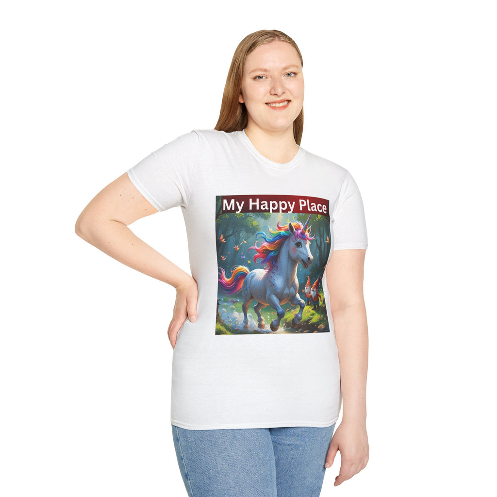 My Happy Place Unicorn T-Shirt, Cute Gift for Unicorn Lovers, Cozy Apparel for Kids & Adults, Perfect for Birthdays & Celebrations, [...]
