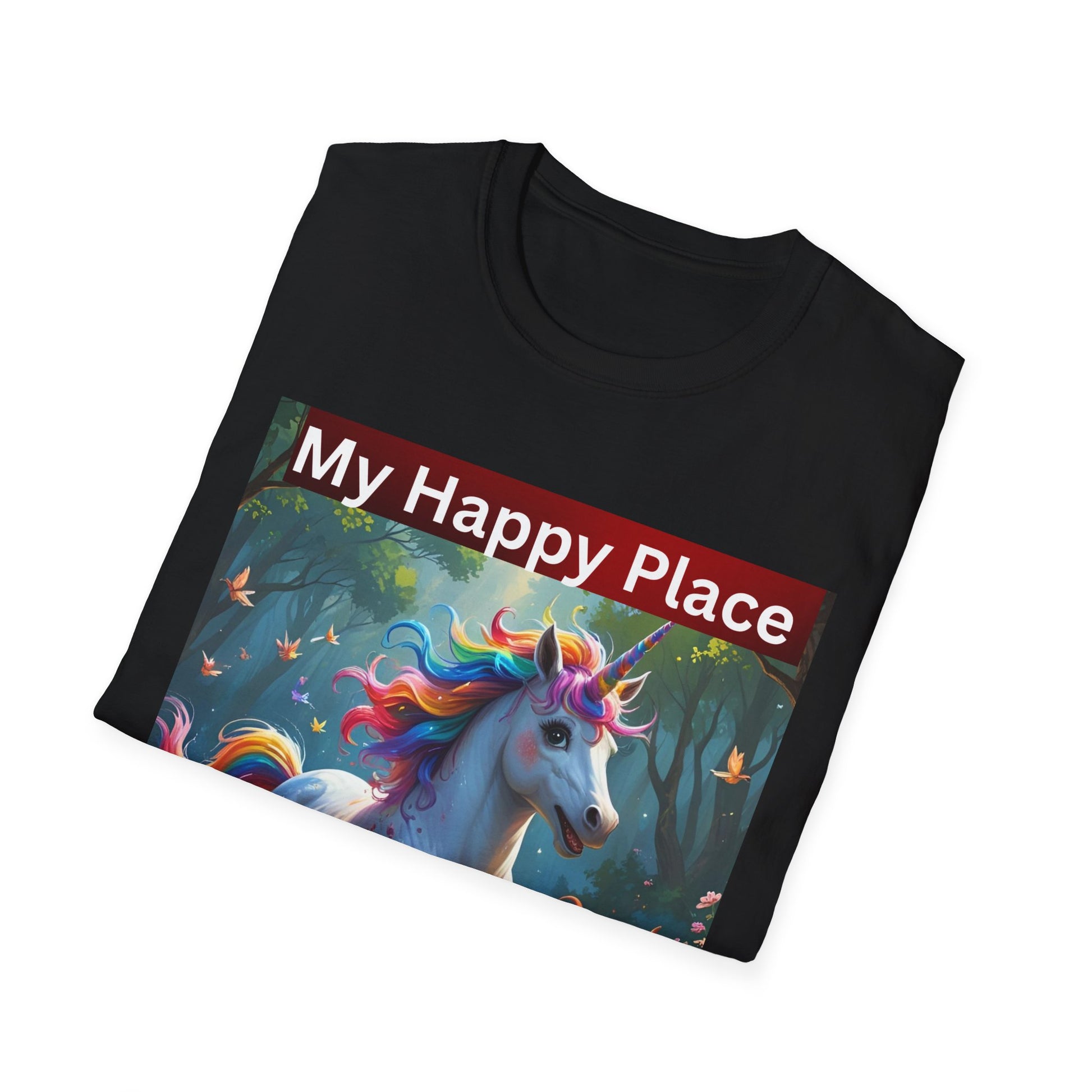 My Happy Place Unicorn T-Shirt, Cute Gift for Unicorn Lovers, Cozy Apparel for Kids & Adults, Perfect for Birthdays & Celebrations, [...]