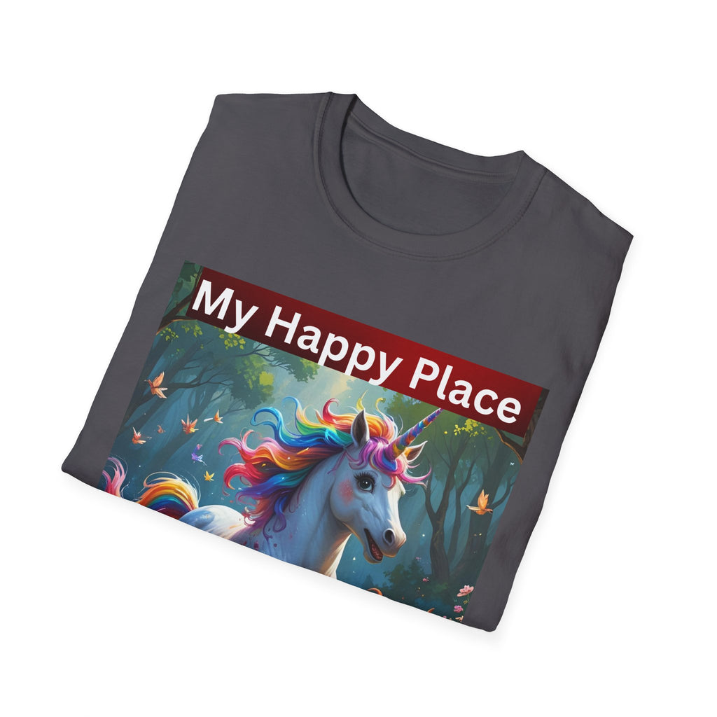 My Happy Place Unicorn T-Shirt, Cute Gift for Unicorn Lovers, Cozy Apparel for Kids & Adults, Perfect for Birthdays & Celebrations, [...]