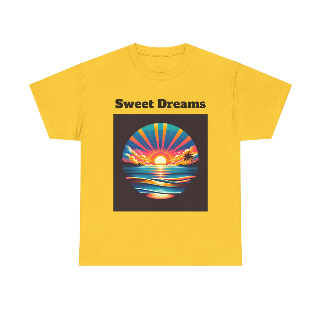 T-Shirt with Inspirational Design, Sweet Dreams Graphic Tee, Unisex Cotton Tee, Relaxed Casual Wear, Perfect Gift for Dreamers