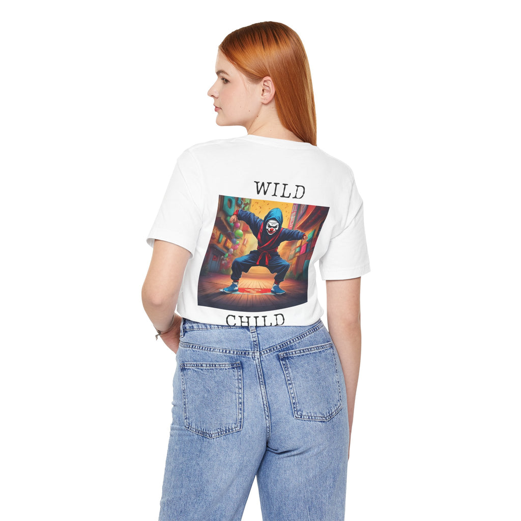 Wild Child Graphic Tee | Unisex Jersey T-Shirt, Fun Apparel, Gifts for Teens, Unique Streetwear, Halloween Costume, Festival Outfit