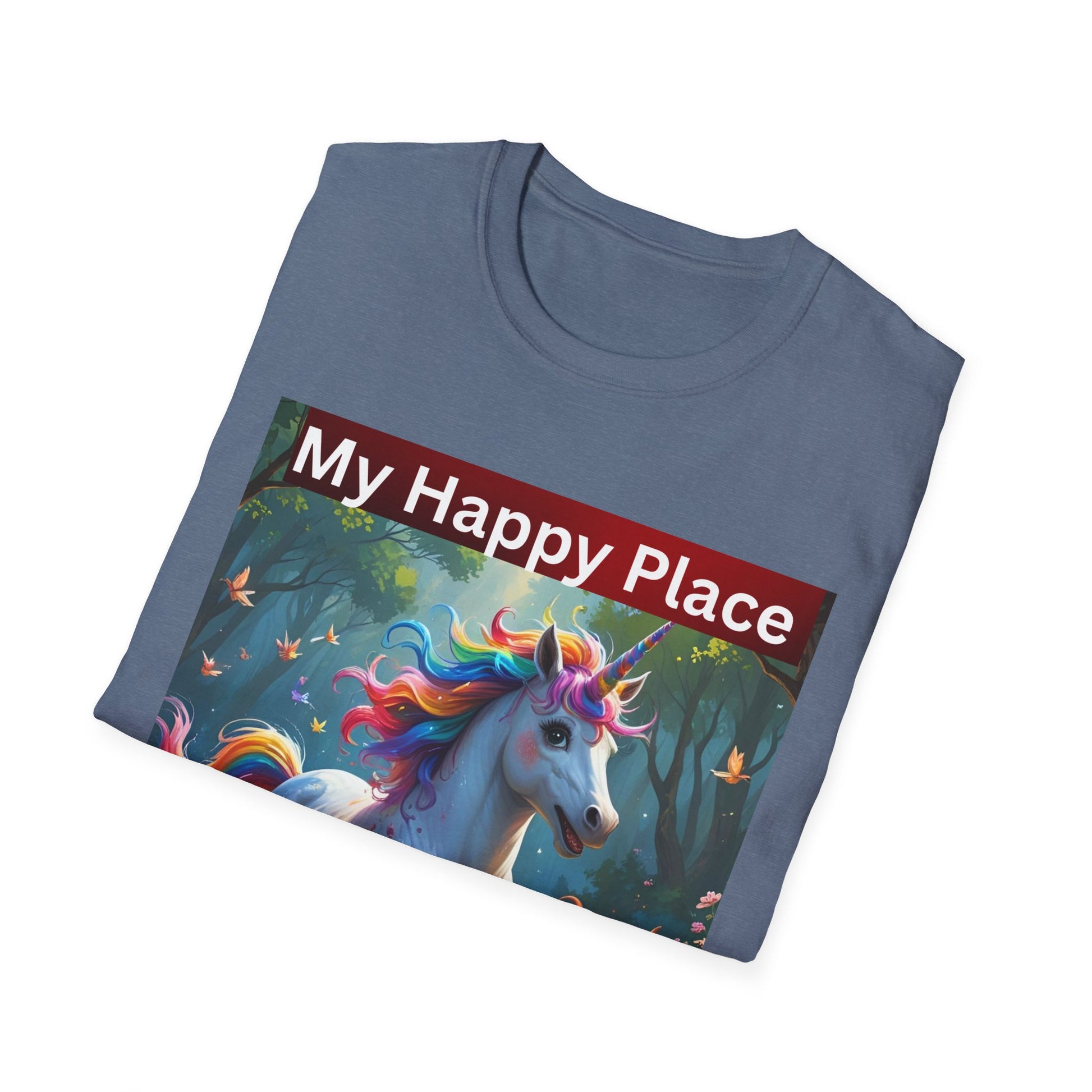 My Happy Place Unicorn T-Shirt, Cute Gift for Unicorn Lovers, Cozy Apparel for Kids & Adults, Perfect for Birthdays & Celebrations, [...]