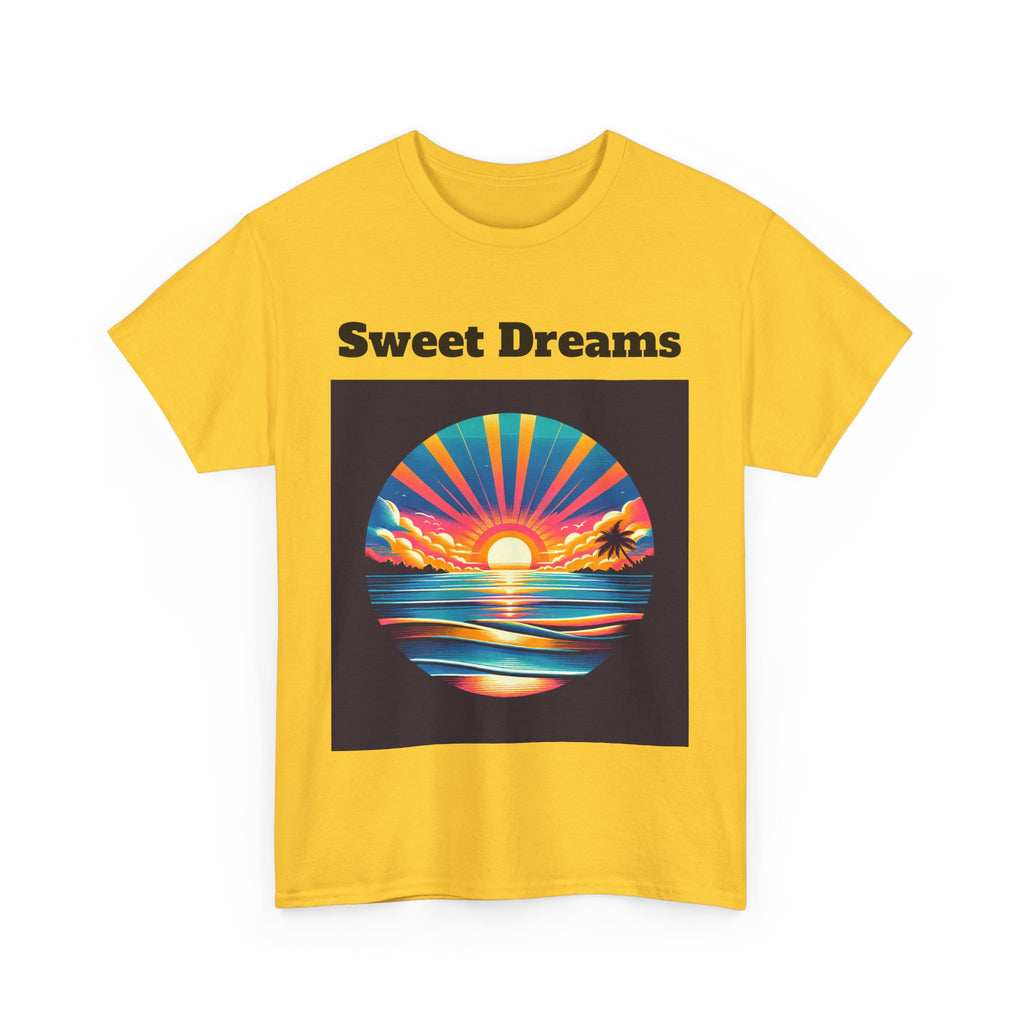 T-Shirt with Inspirational Design, Sweet Dreams Graphic Tee, Unisex Cotton Tee, Relaxed Casual Wear, Perfect Gift for Dreamers