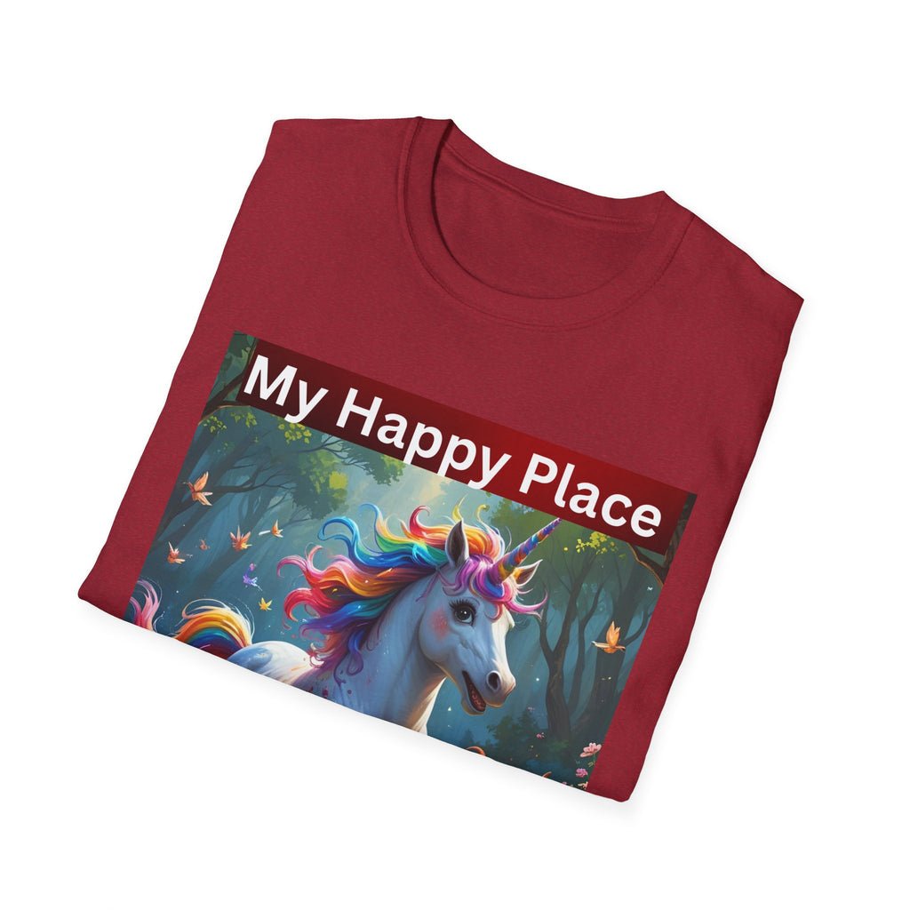 My Happy Place Unicorn T-Shirt, Cute Gift for Unicorn Lovers, Cozy Apparel for Kids & Adults, Perfect for Birthdays & Celebrations, [...]