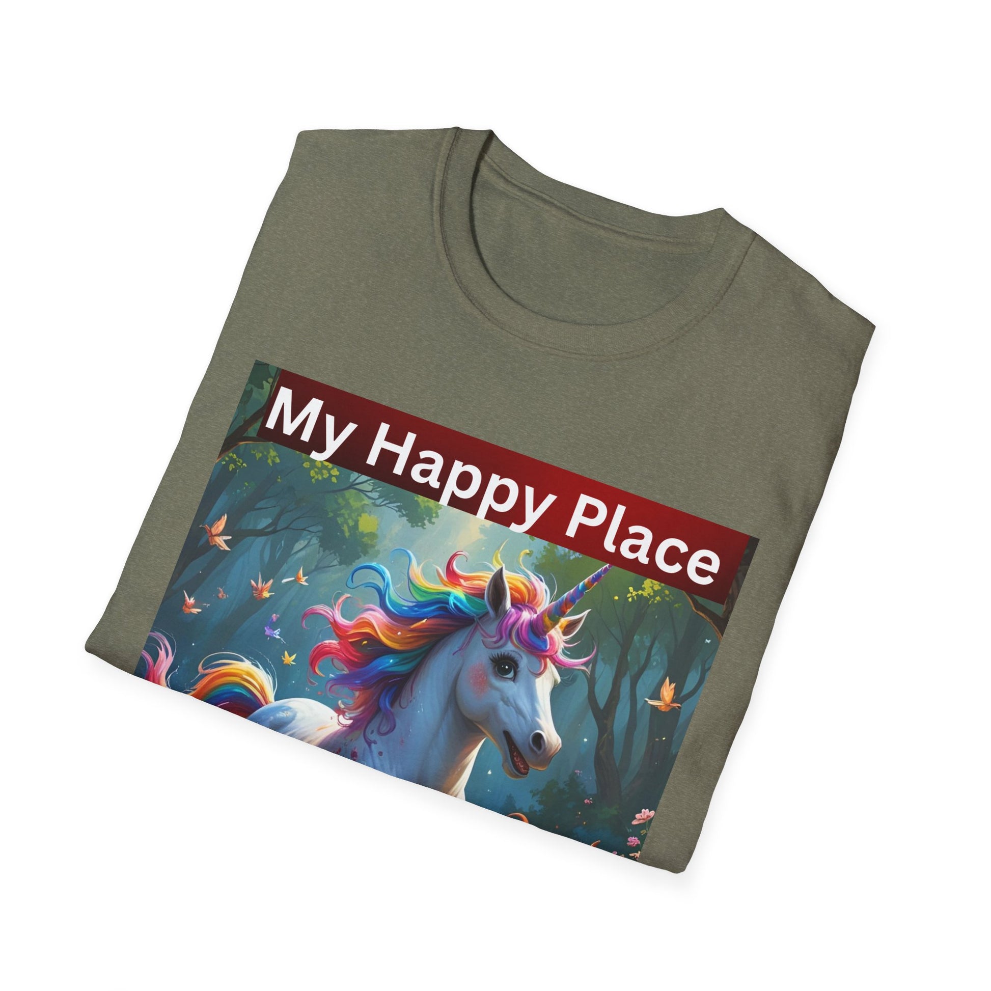 My Happy Place Unicorn T-Shirt, Cute Gift for Unicorn Lovers, Cozy Apparel for Kids & Adults, Perfect for Birthdays & Celebrations, [...]